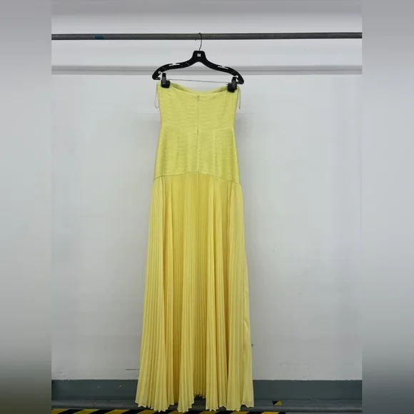 Alexis Yellow Strapless Maxi Dress - Picture 14 of 14